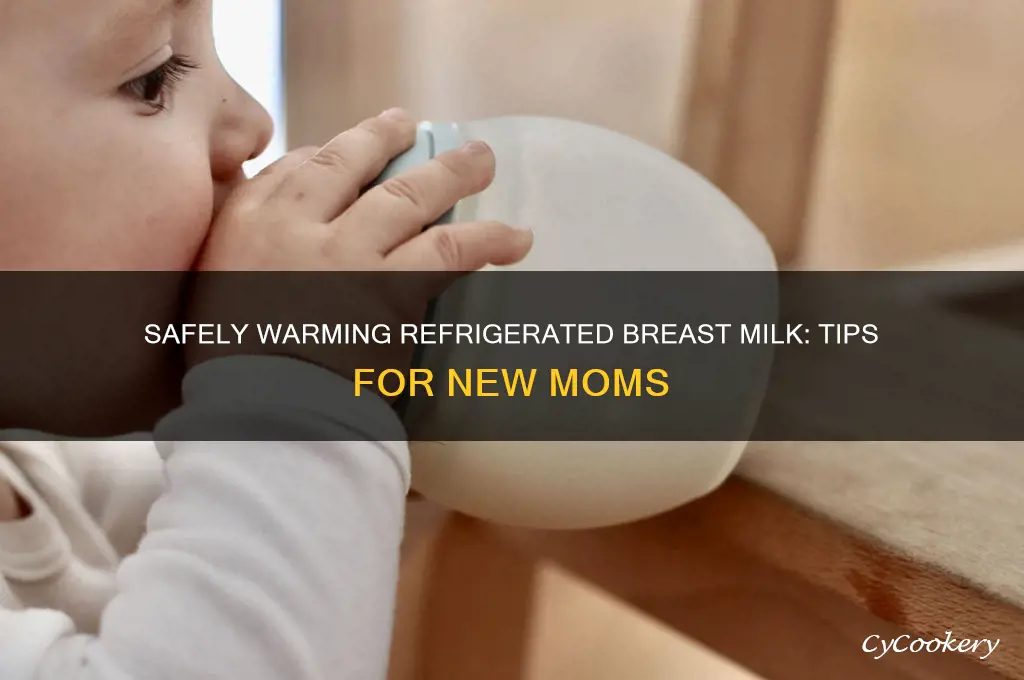 how can i warm refrigerated breast milk