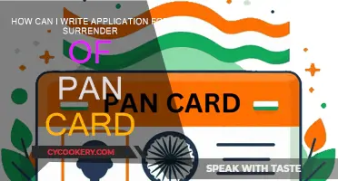Easy Guide: How to Write a PAN Card Surrender Application