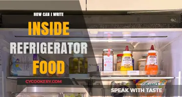 Creative Tips for Writing on Refrigerator Food Containers and Labels