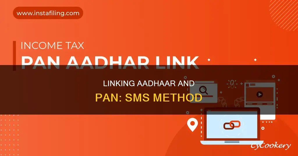 how can link aadhaar with pan card by sms