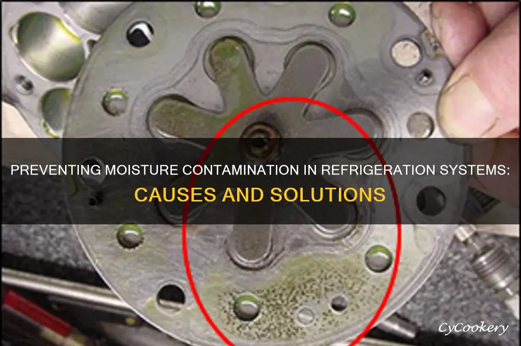 how can moisture enter a refrigeration system
