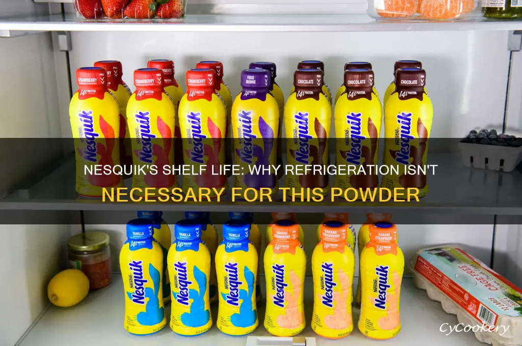 how can nesquik not be refrigerated