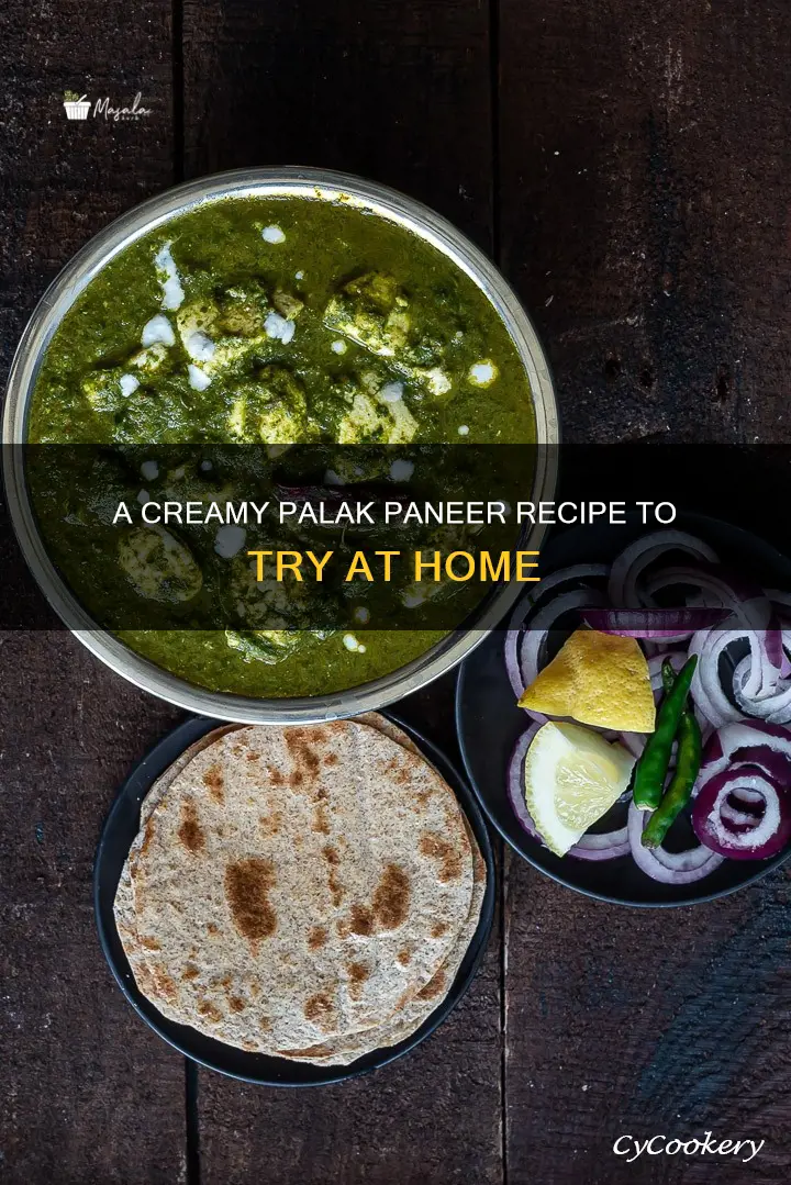 how can we make palak paneer