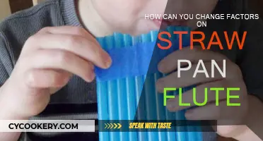 Customizing a Straw Pan Flute: Altering Factors for Unique Sounds