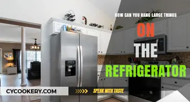 Creative Ways to Hang Large Items on Your Refrigerator Safely