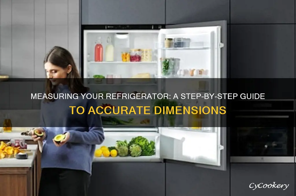 how can you measure a refrigerator