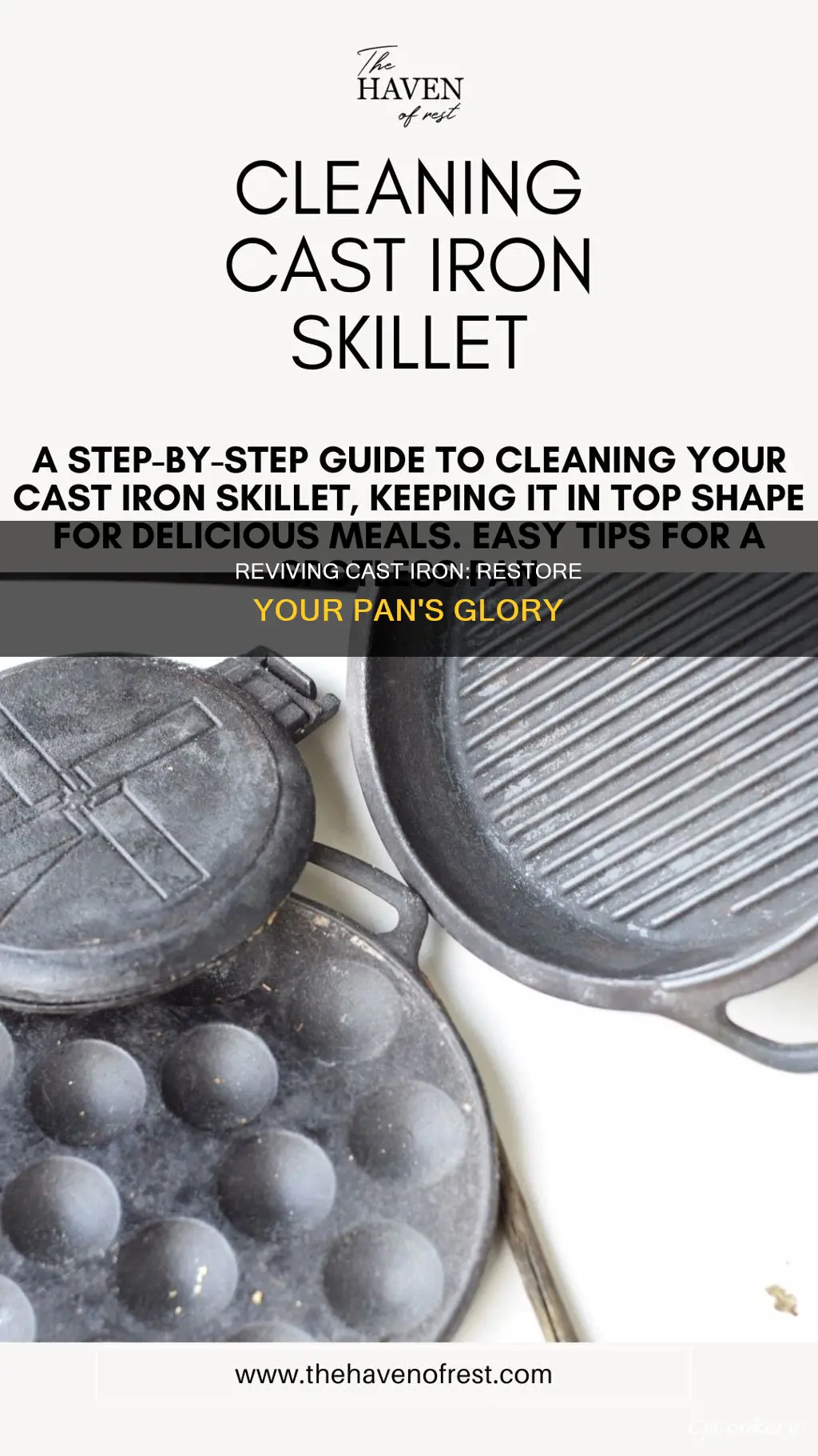 how can you restore a cast iron pan