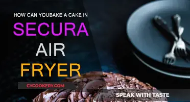 Air Fryer Baking: Cake in the Secura