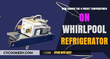 Adjusting Whirlpool Fridge Preset Temperatures: A Simple Customization Guide