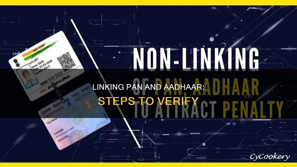 how check pan link with aadhar