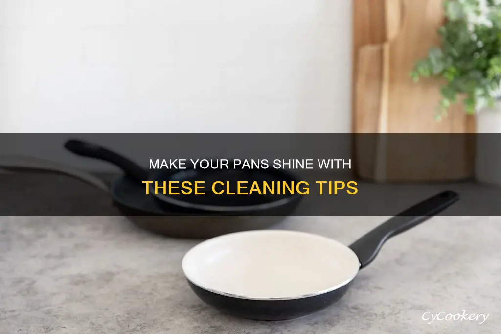 how clean pans to shine