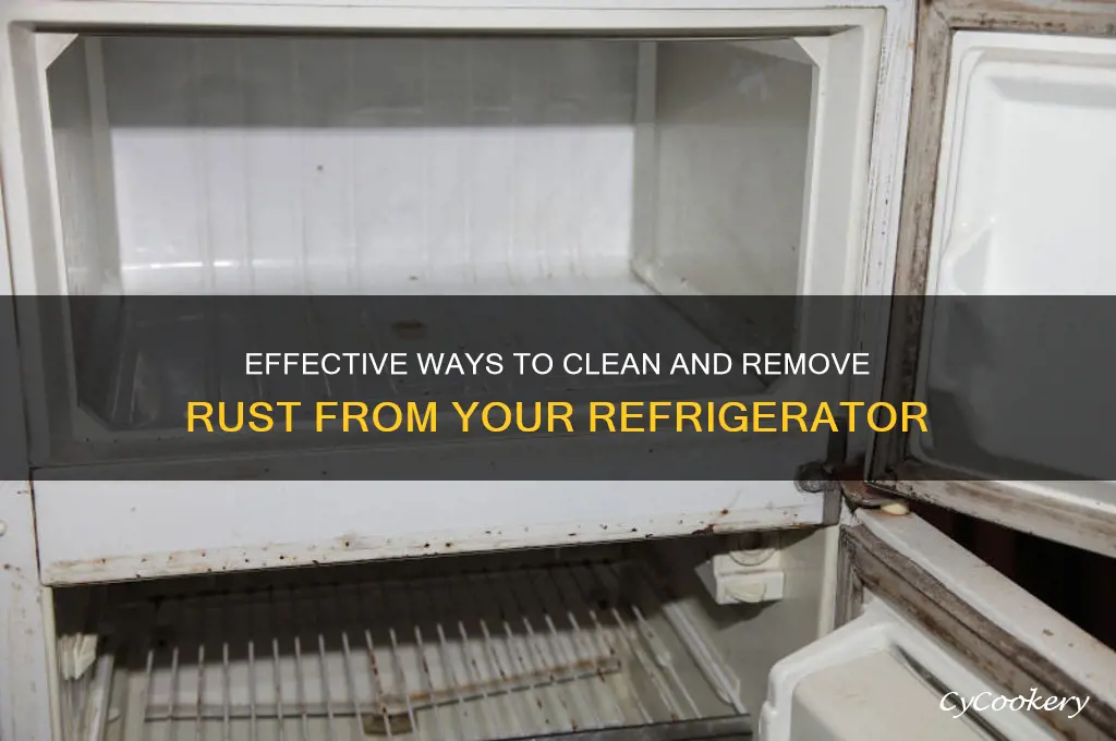 how clean refrigerator if there