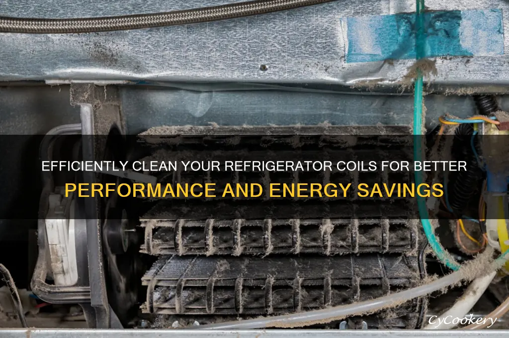 how clean the coils te bottom of refrigerator