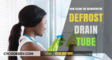 Easy Steps to Clean Your Refrigerator’s Defrost Drain Tube