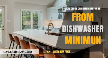 Optimal Kitchen Layout: Minimum Distance Between Refrigerator and Dishwasher