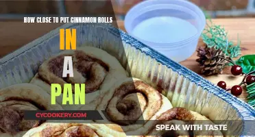 Arranging Cinnamon Rolls: Optimal Spacing for Baking Perfection