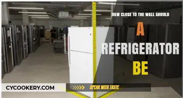 Optimal Refrigerator Placement: How Close to the Wall is Best?