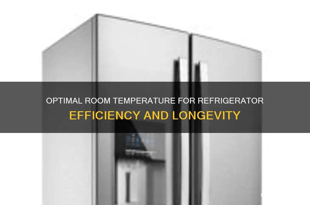 how cold a room getfor a refrigerator