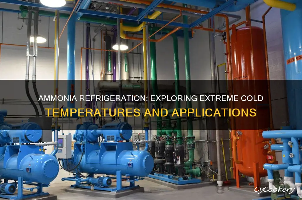 how cold can ammonia refrigeration get