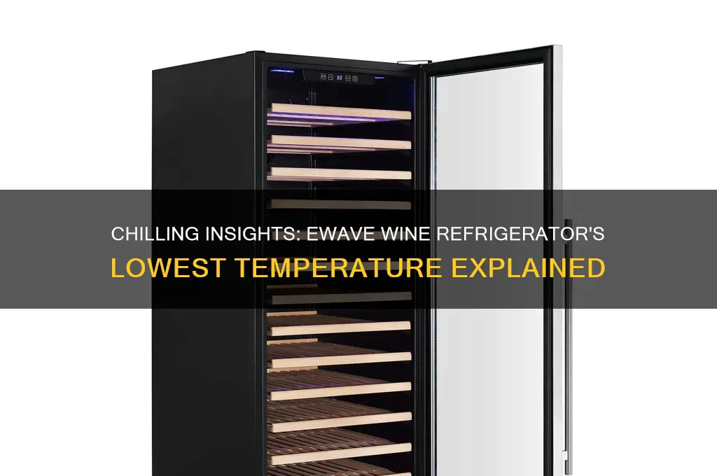 how cold does ewave wine refrigerator get