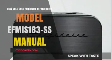 Frigidaire EFMIS183-SS Manual: Understanding Optimal Cooling Temperatures