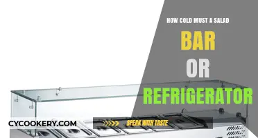 Optimal Chilling: Ideal Temperature for Salad Bars and Refrigerators