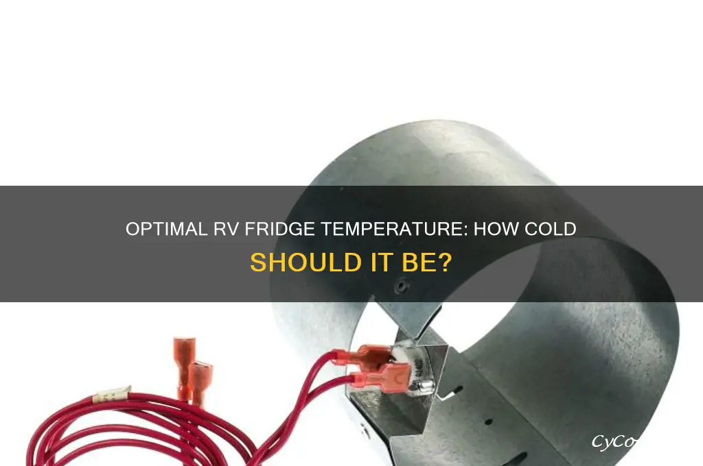 how cold should a rv refrigerator be
