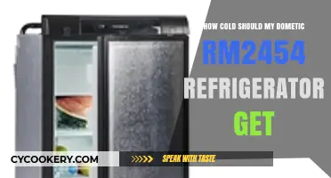 Optimal Cooling: Dometic RM2454 Refrigerator Temperature Guide