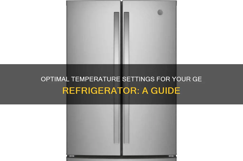 how cold should my ge refrigerator be