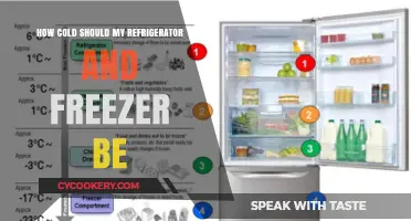 Optimal Refrigerator and Freezer Temperatures for Freshness and Safety