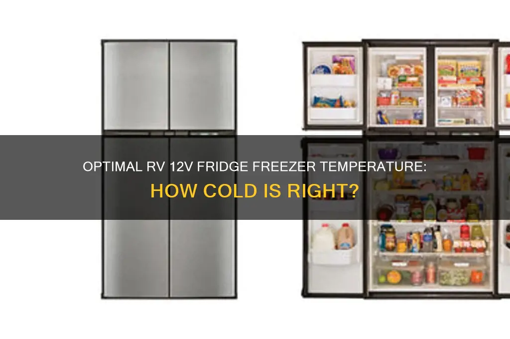 how cold should rv 12v refrigerator freezer get
