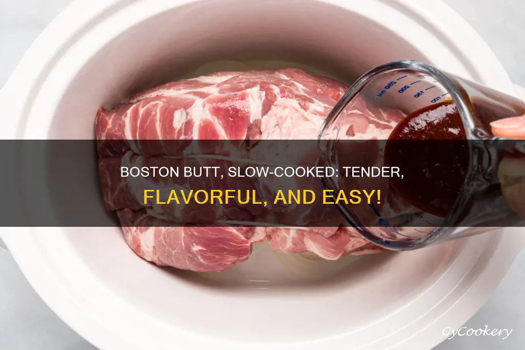 how cook boston butt in crock pot