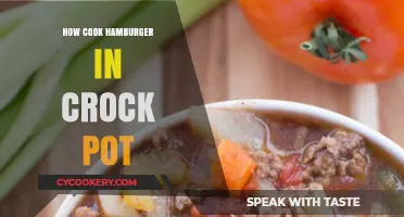 Crock Pot Hamburgers: An Easy, Tasty Treat