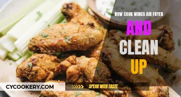 Crispy Air-Fried Wings: A Quick and Easy Cleanup Guide