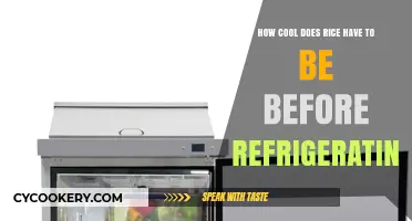 Perfect Rice Storage: Ideal Cooling Tips Before Refrigerating Leftovers