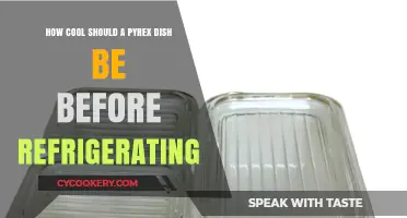 Cooling Pyrex Safely: Optimal Temperature Before Refrigerating Tips