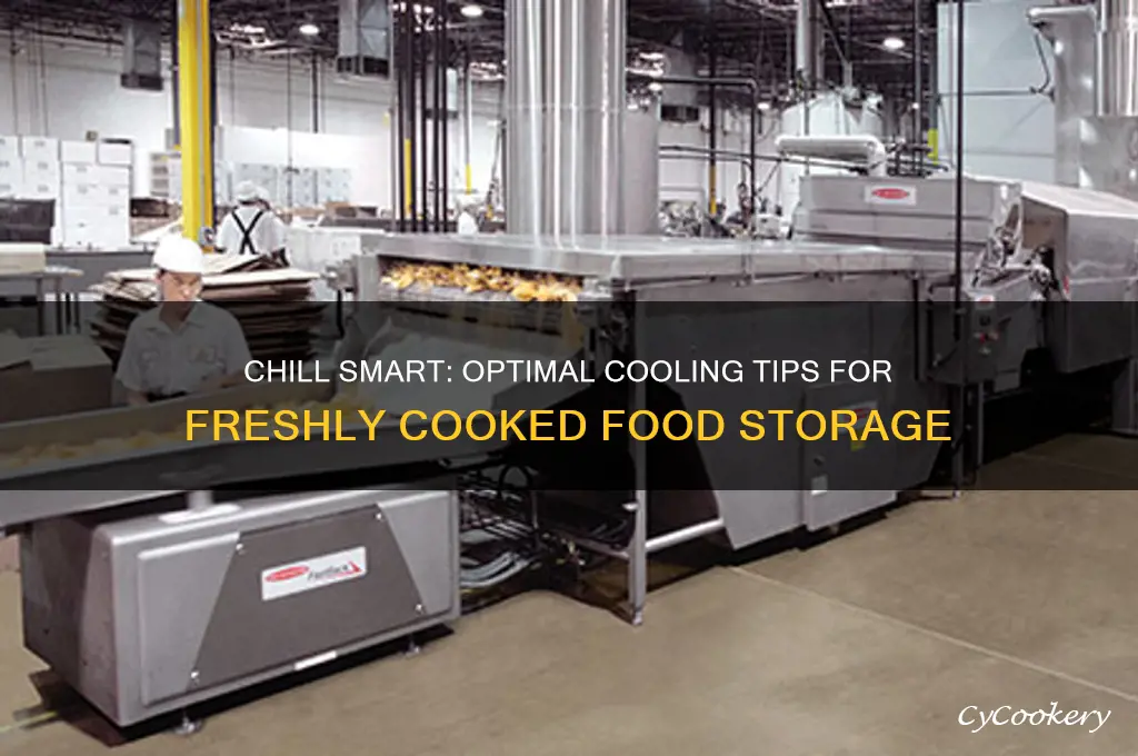 how cool should food be before refrigerating