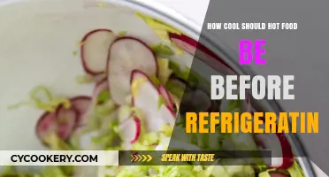 Cooling Hot Food Safely: Optimal Temperature Before Refrigerating