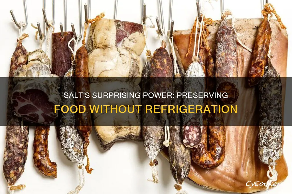how could salt take the place of a refrigerator