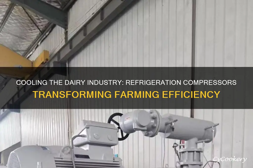 how dairy farmers are utilizing refrigeration compressors