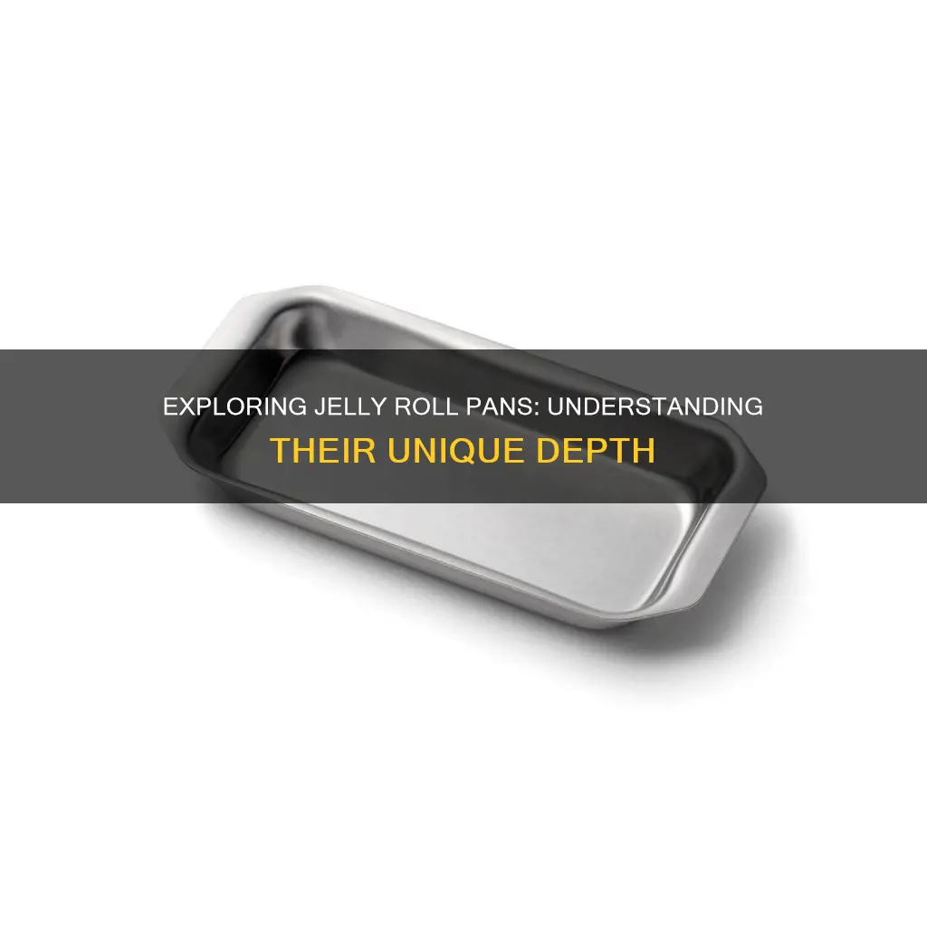 how deep are jelly roll pans