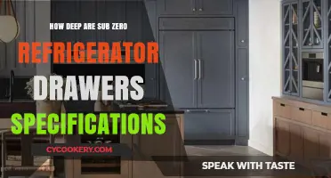 Exploring Sub-Zero Refrigerator Drawers: Depth Specifications and Features