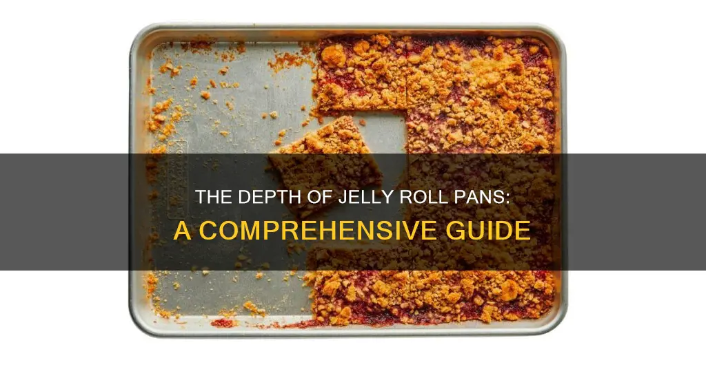 how deep is a jelly roll pan