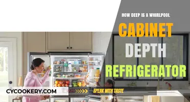 Exploring Whirlpool Cabinet Depth Refrigerator Dimensions: How Deep Is It?