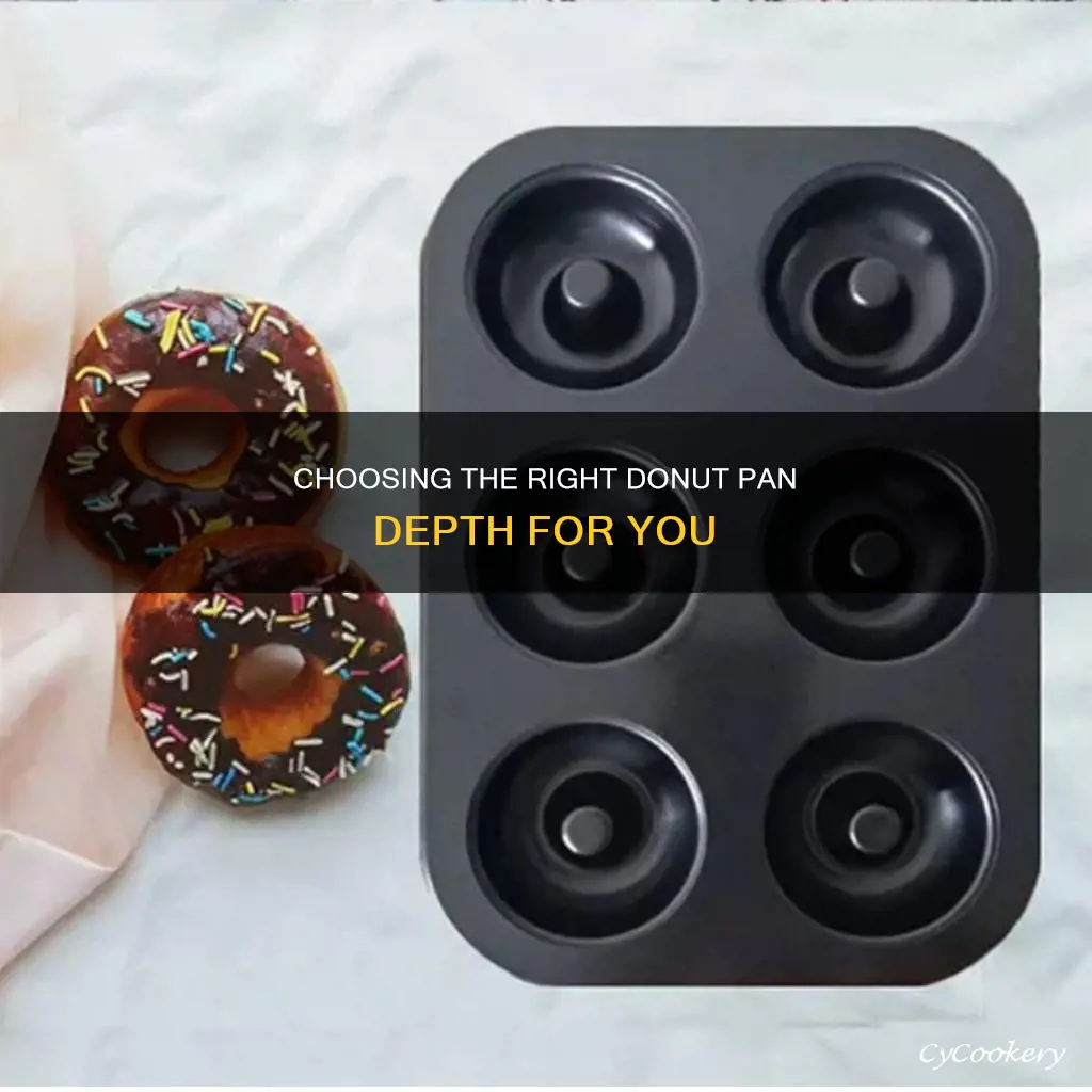 how deep is doughnut pan