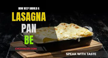 Lasagna Pan Depth: How Deep is Too Deep?