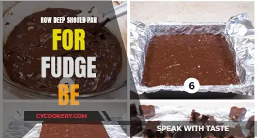 The Perfect Fudge Pan Depth: How Deep is Too Deep?