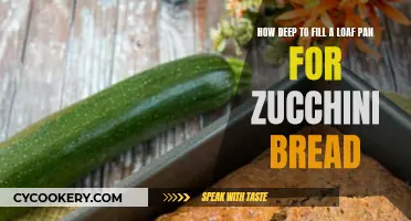 The Perfect Fill Level for Zucchini Bread Loaf Pans
