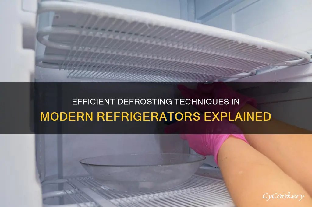 how defrosting is done in a refrigerator