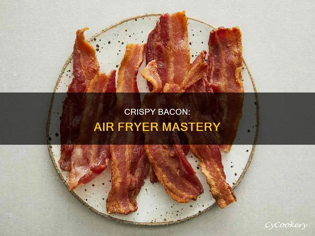 how di i cook bacon in an air fryer